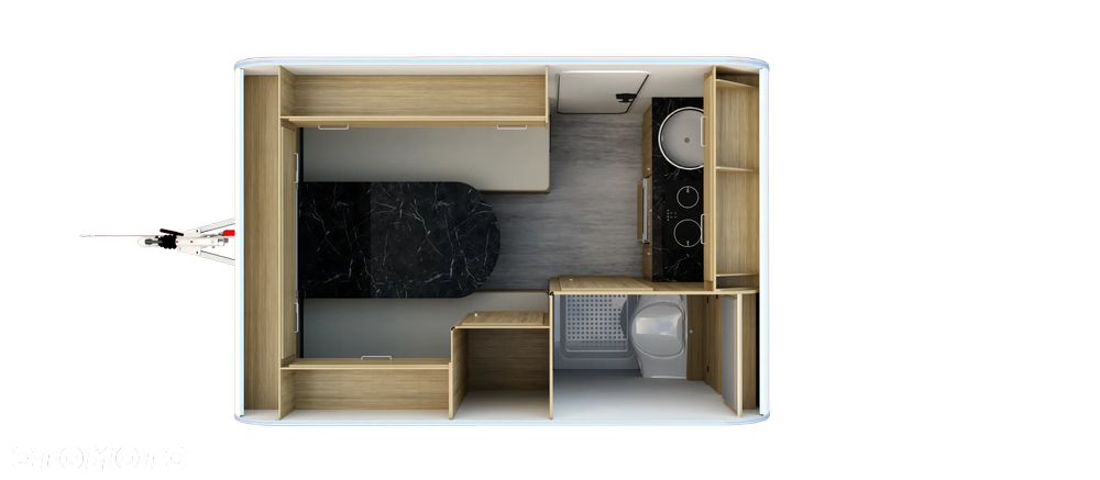 Niewiadów LAZUR NTL NOWOŚĆ 2026! DMC750kg 3osobowa z WC! Prysznic! Najtaniej w PL Od ręki! - 9