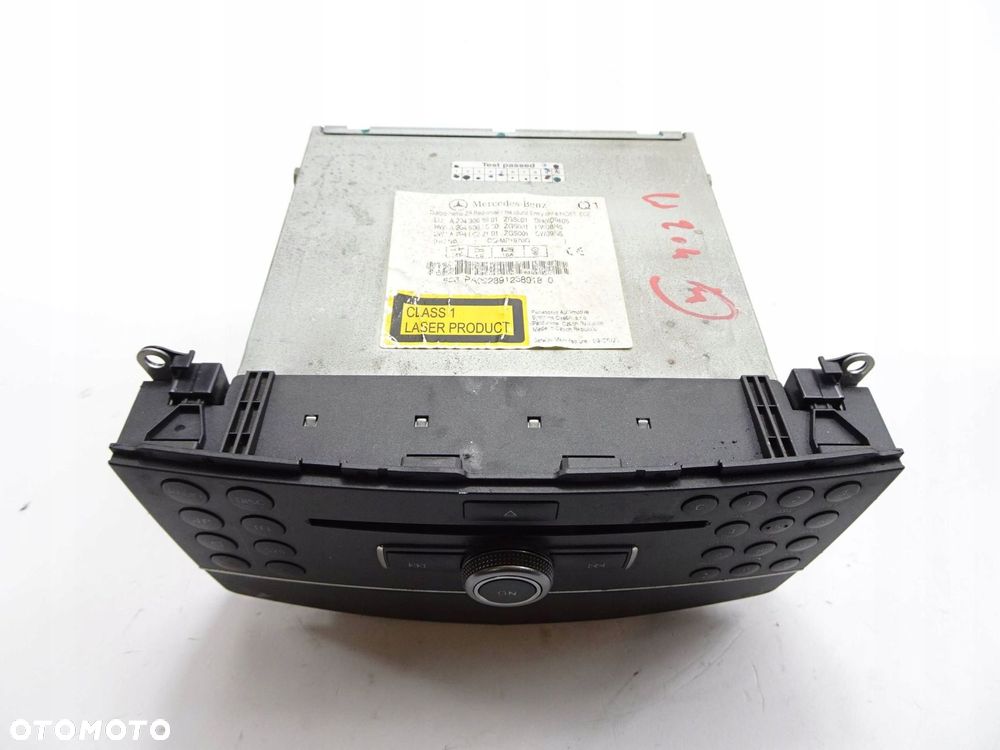 radio cd mercedes c-klasa w204 a2049068901 - 2