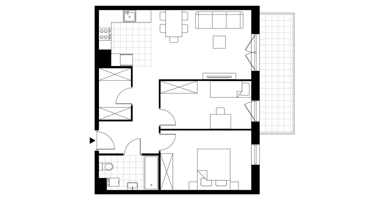 3-pokojowe mieszkanie 61m2 + balkon Bez Prowizji - Pełny obrazek: 3/23