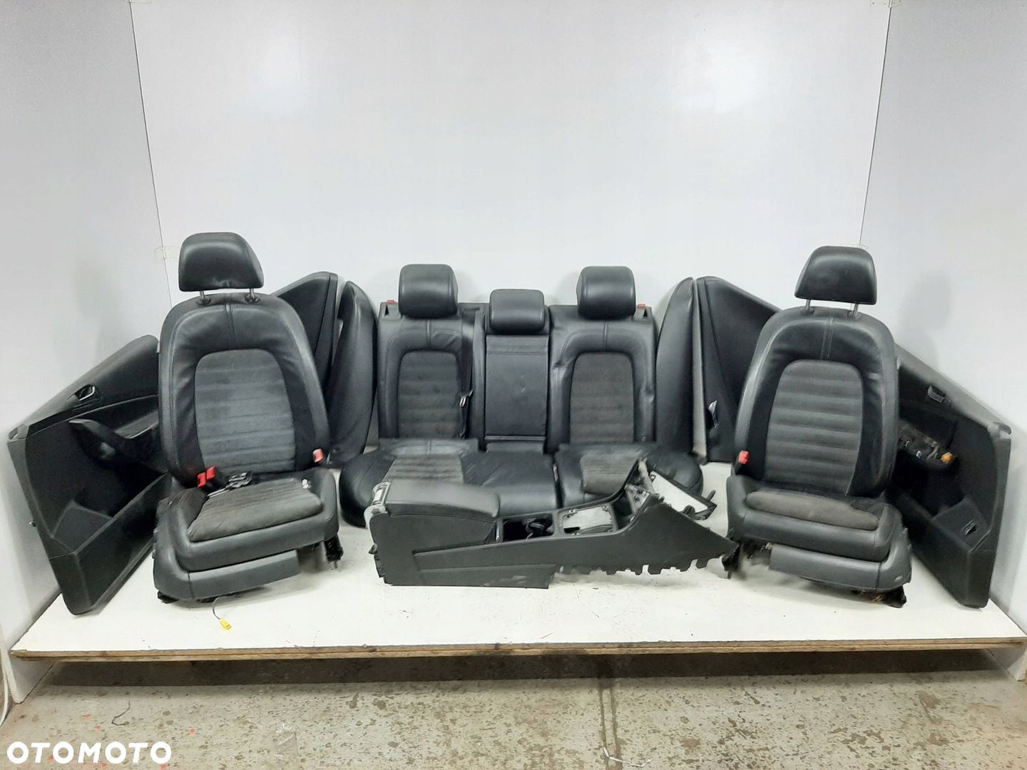 PASSAT B6 VARIANT 08R TAPICERKA SKORA KOMPLET FOTELE KANAPA BOCZKI TUNEL - 1