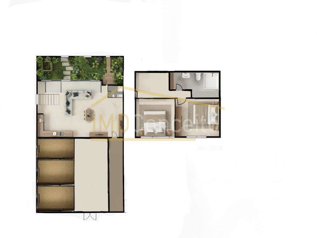 MORADIA T3 TÉRREA | ESPAÇO EXTERIOR| ENORME POTENCIAL - Grande imagem: 4/14