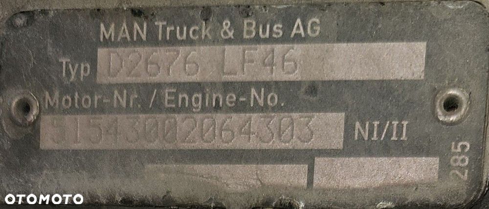 KOMPLETNY SILNIK MAN 440KM EURO 6 D2676 LF46 - 5