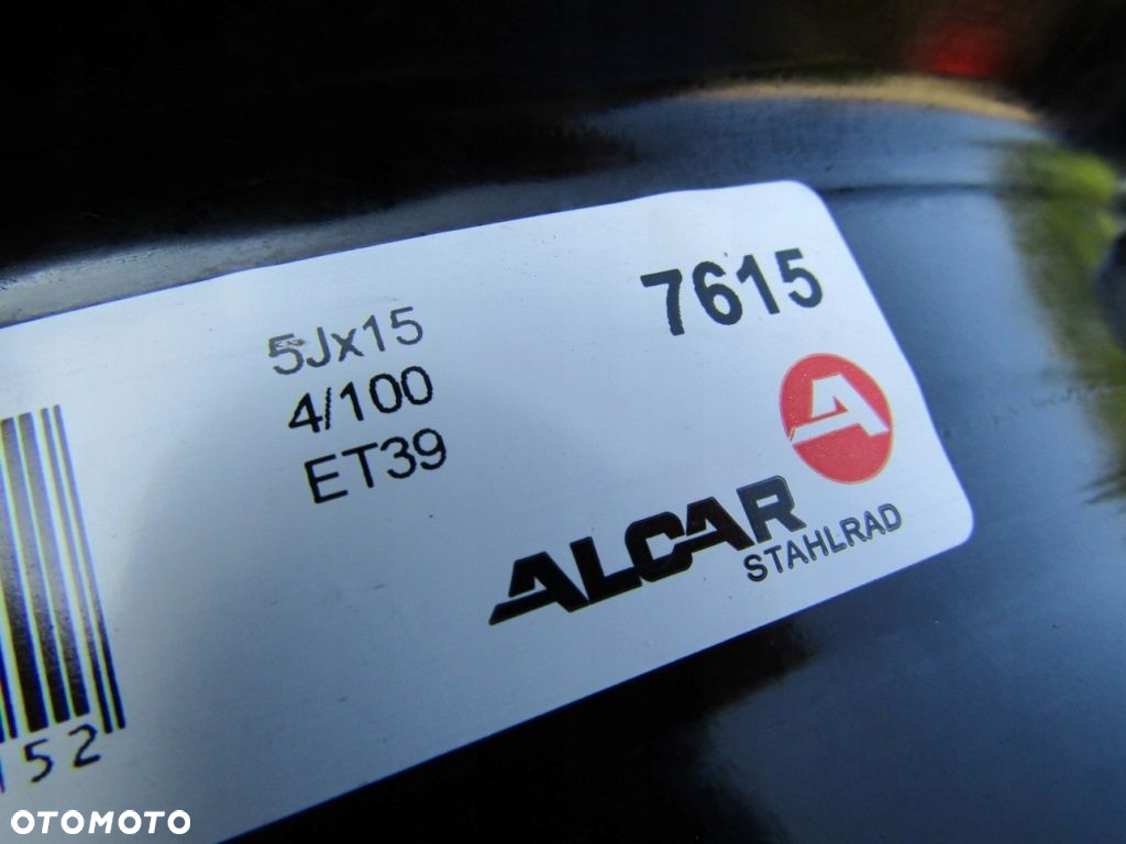 1x Felga 15 Toyota Yaris III IQ 5j 4x100 ET39  czujnik TPMS - 7