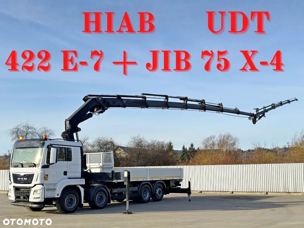 MAN TGS 35.440 * SKRZYNIA 6,50 m * HIAB 422 E-7 HIPRO + JIB 75 X-4 + PILOT - 1