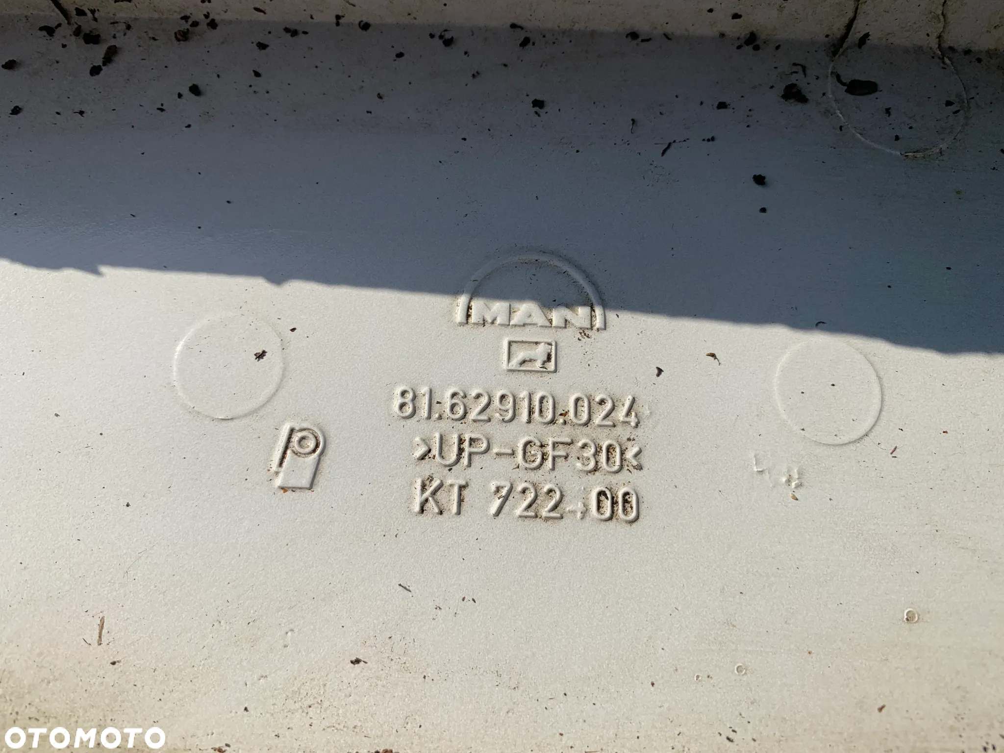 OWIEWKA SPOJLER KOSA PLASTIK LEWA PRAWA MAN TGA TGX 8162910024 - 3