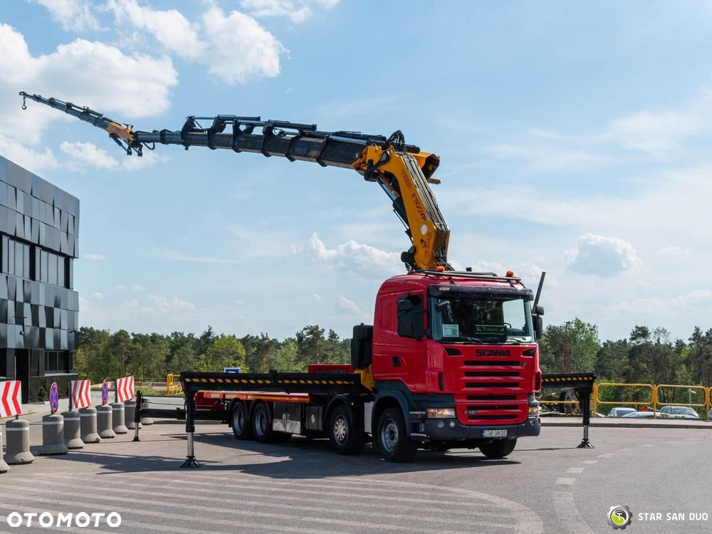 Scania R420 8x2 FASSI F1100AXP HDS Żuraw Fly Jib - 8