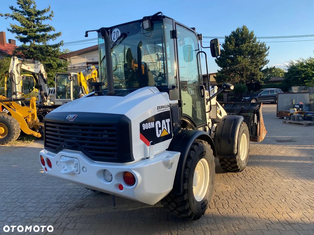 Caterpillar CAT 908M, 2020 ROK, 3500 MTH, ŁYŻKA OTWIERANA + WIDŁY, z NIEMIEC, - 5
