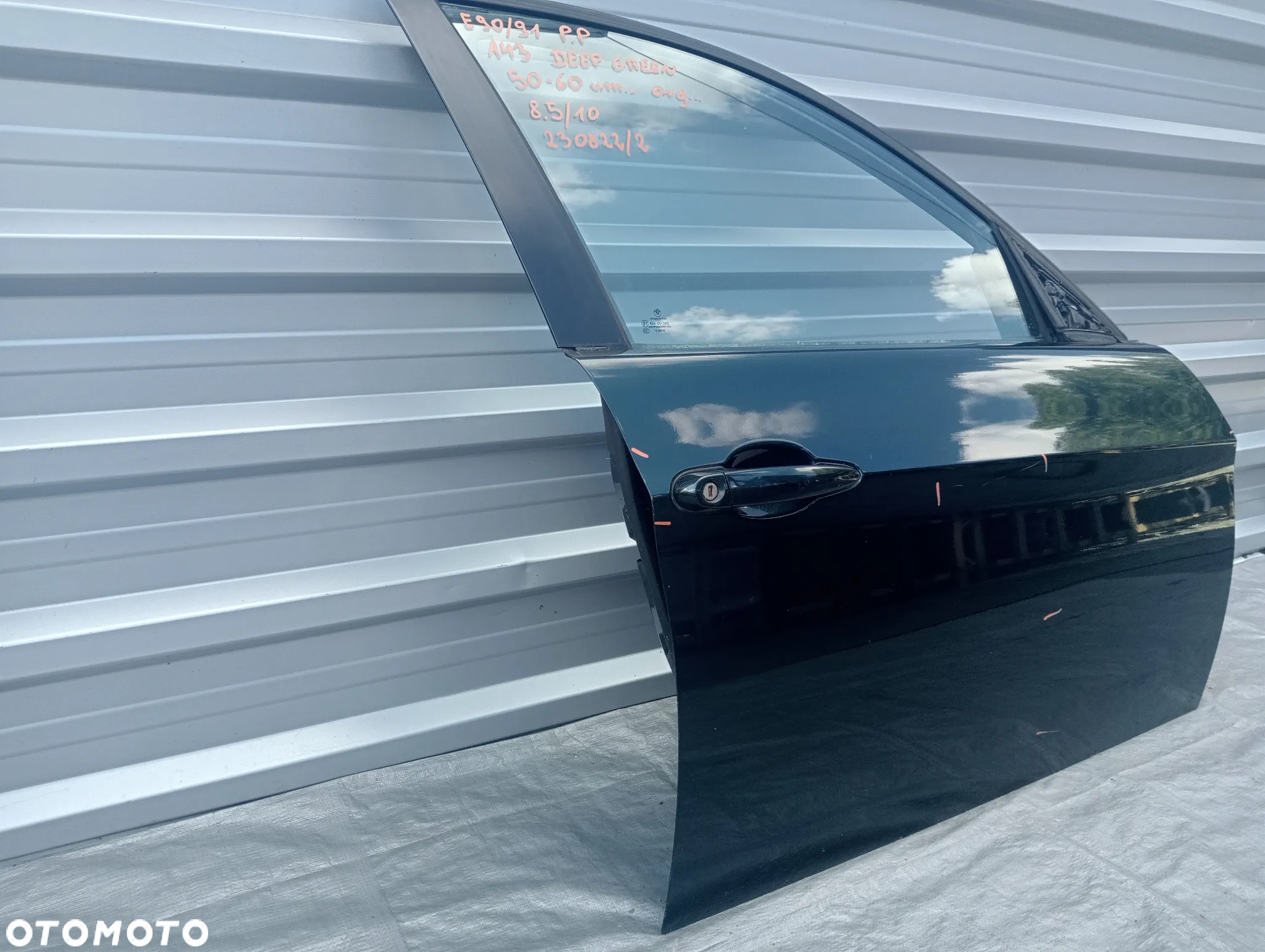 BMW E90 DRZWI PRAWE PRZÓD  a43 - 2