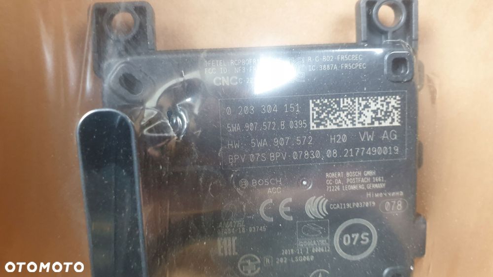 vw golf viii octavia iv radar sensor distronic - 2