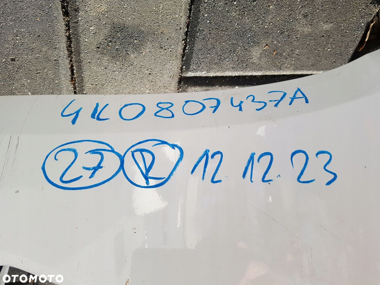AUDI A6 C7 zderzak przód grill 4K0807437A - 15