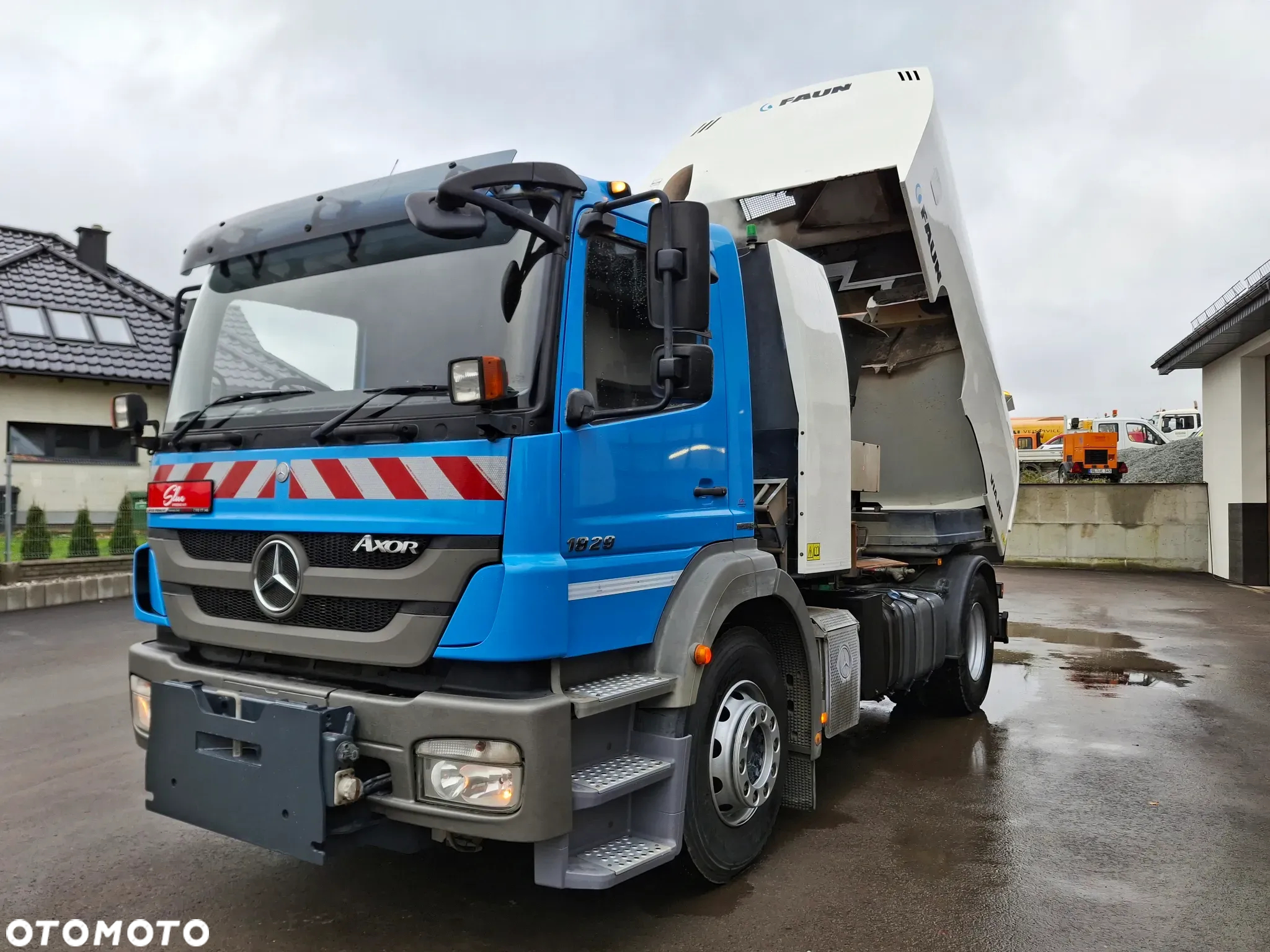 Mercedes-Benz Axor 1829 Zamiatarka FAUN Viajet 2010r EUnited PM10 Karcher Przebieg 76 Tyś KM Euro 5 - 12