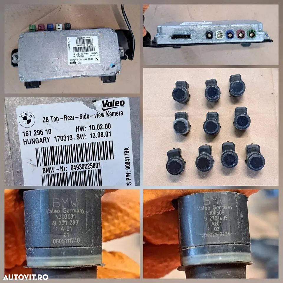 Broasca incuietoare soft close fata spate st dr modul airbag ECU releu unitate motoras incuietoare portbagaj calculator amortizoare modul camere 360 surrround sistem ECU TMS AHL Bmw seria 5 6 7 F01 F02 F04 F10 F11 - 10