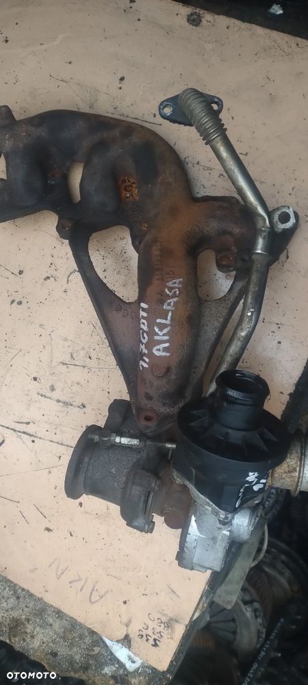 Mercedes A klasa w168 1,7cdti turbosprężarka kolektor wydechowy  A668096 - 1