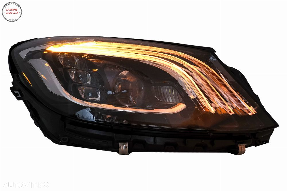 Kit Exterior Complet Mercedes S-Class W221 (2005-2013) Conversie Completa la W222 - livrare gratuita - 26