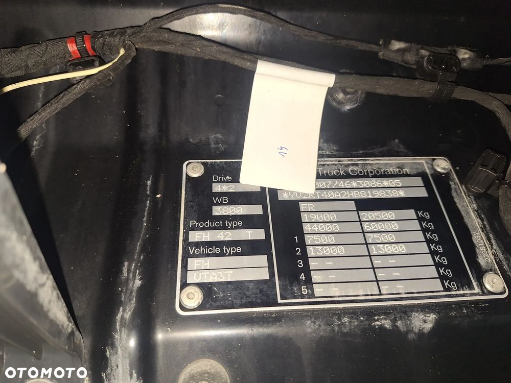 Volvo FH 500 euro6 2017rok / sprowadzony / hydraulika - 14