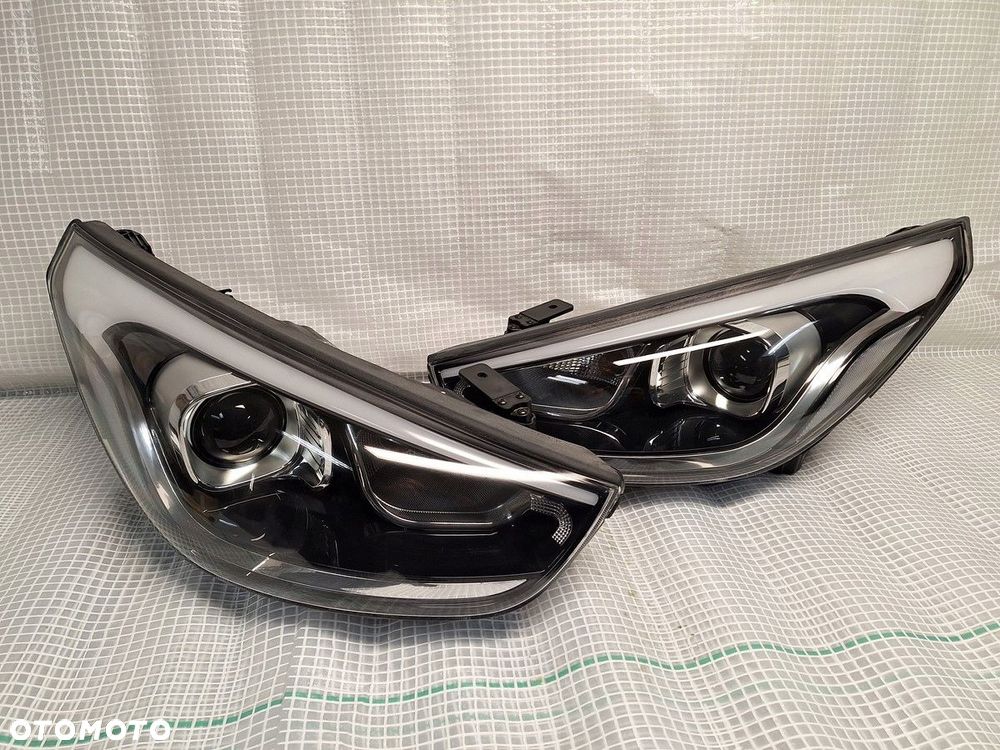 lampa przod lewa xenon lewy hyundai ix35 lift 2013-15 orginal europ super - 1