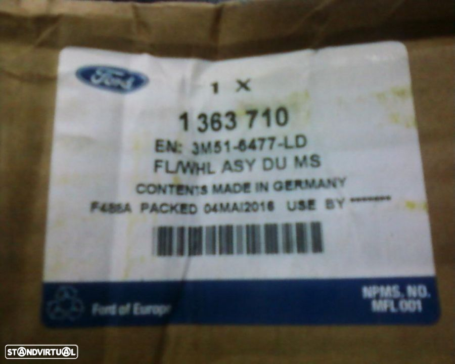 volante bimassa ford focus galaxy c-max mondeo s-max (novo) - 2