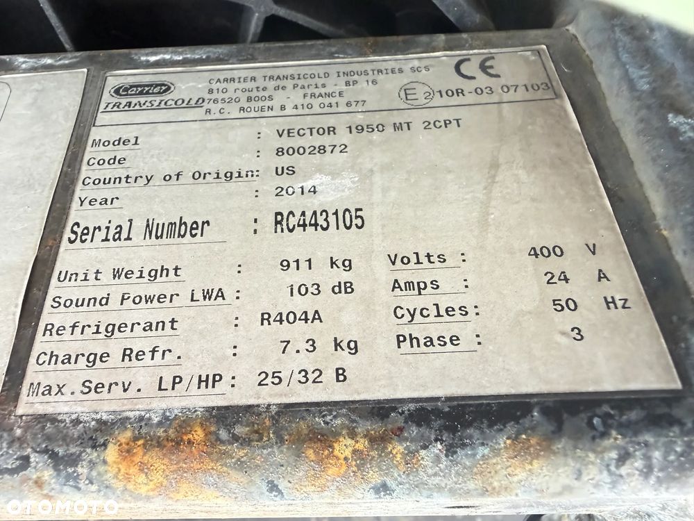 Schmitz Cargobull SCB*S3B / 11.2014 / MULTITEMP / CARRIER VECTOR 1950MT 2CPT - 20