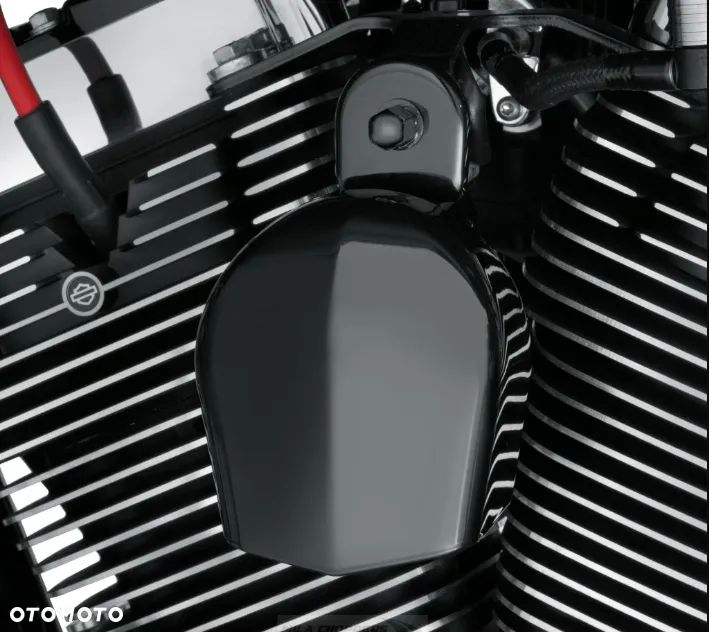 Osłona klaksonu czarny black połysk 93-24 Harley - 2