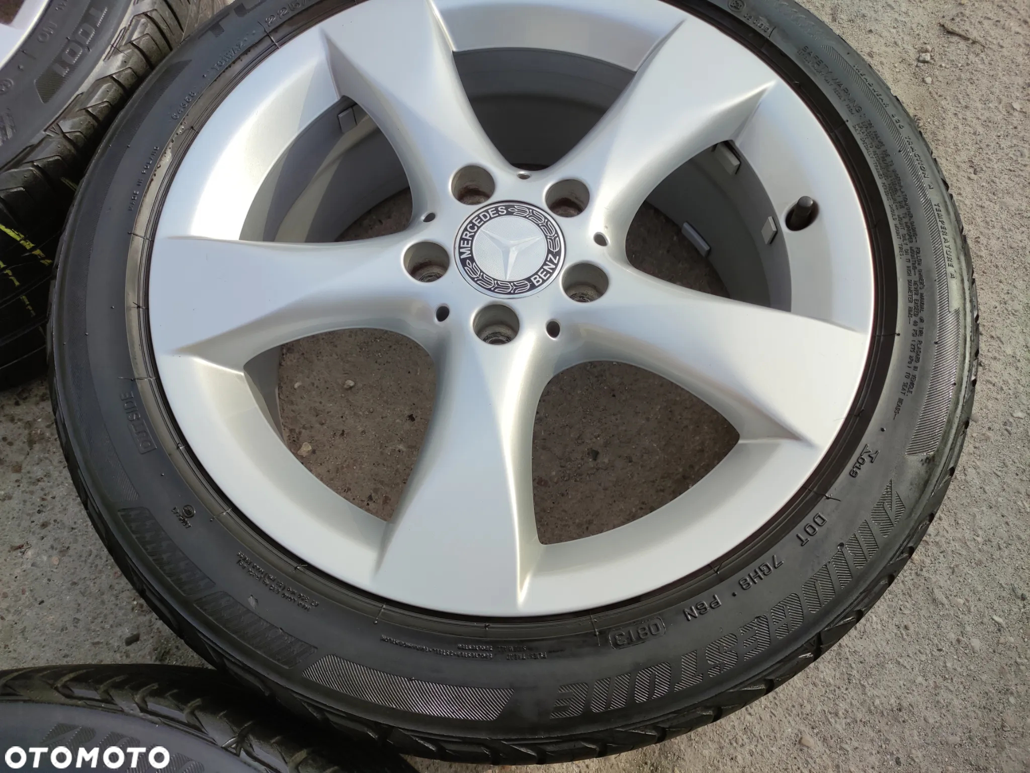 5x112 Felgi Aluminiowe Alufelgi 17 Mercedes Koła Letnie A klasa W176 W169 B W246 W245 CLA W117 A117 C W204 W205 Legnica ALU-RAD 225/45 - 2
