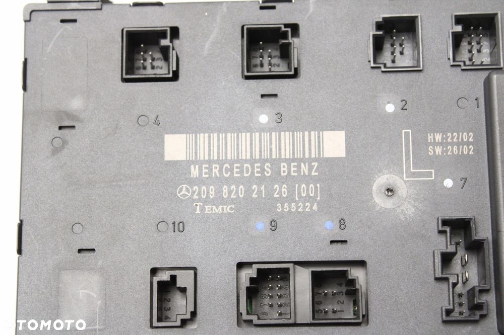 mercedes clk w209 02r- moduł komfortu 2098202126 - 3