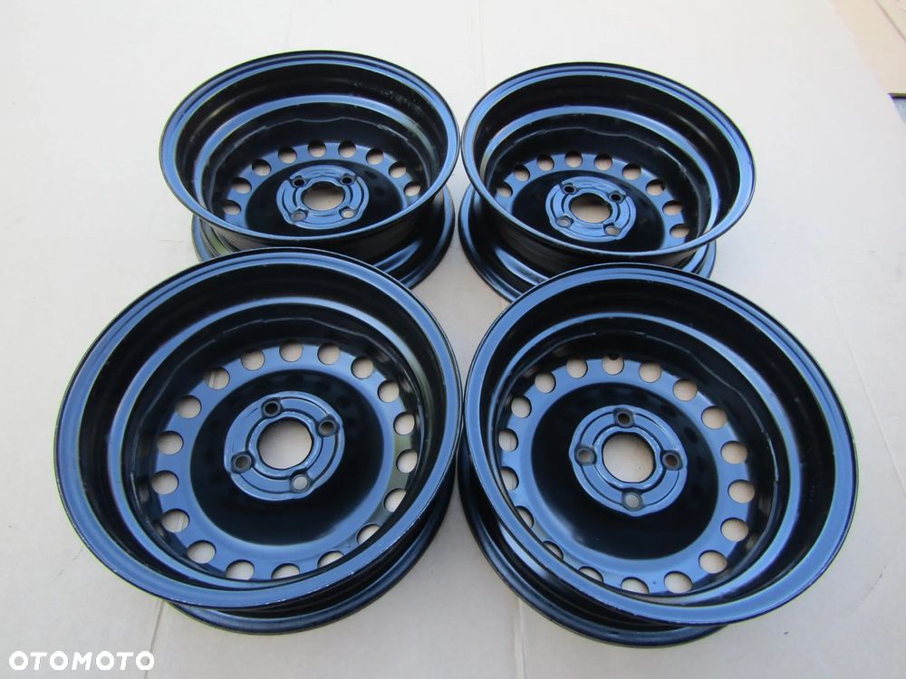 4x Felgi Stalowe 14 VW UP Skoda Citigo Seat Mii 5 j 4x100 ET35 piasta 57,1 mm  / ORYGINALNE - 15