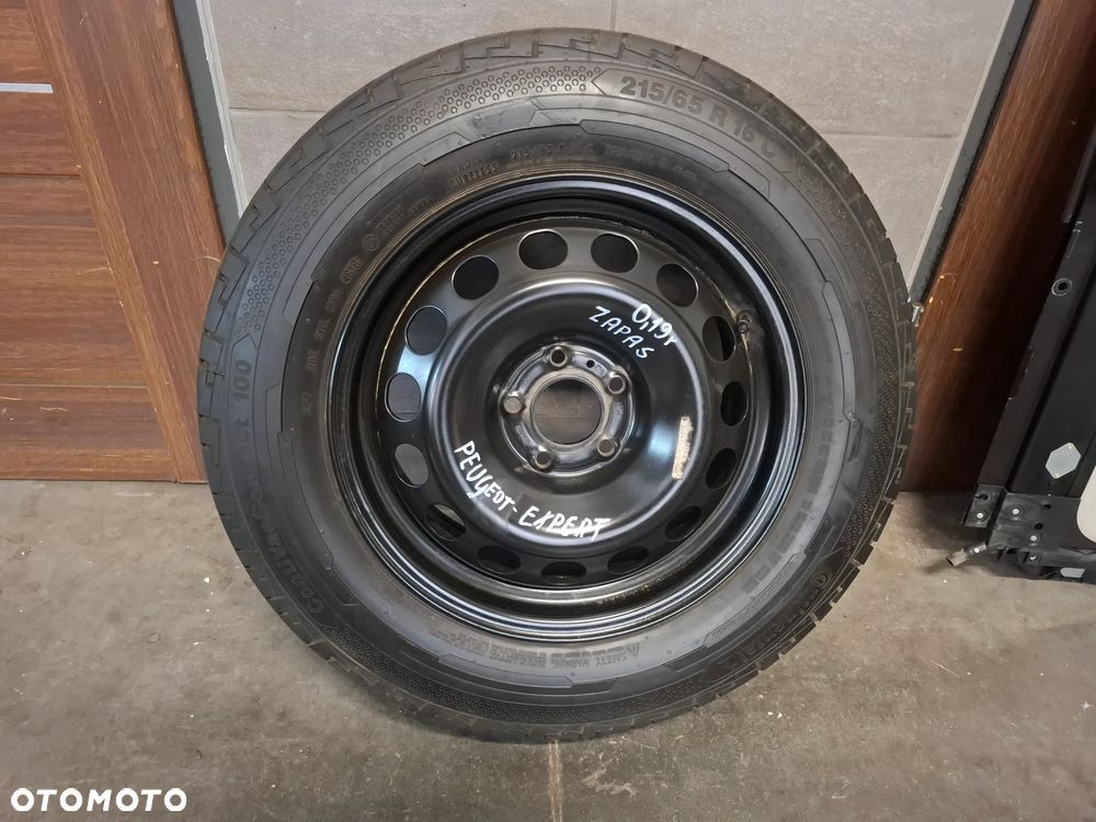 Koło zapasowe Peugeot Expert 2019 rok opona 215/65 R16C ET46 bieżnik 9mm - 1