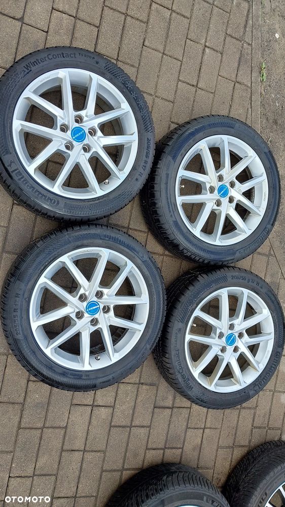 Komplet kol zimowych 205/55r17  6.50x17 ET 38 5x112 VW SKODA SEAT n65738 - 1