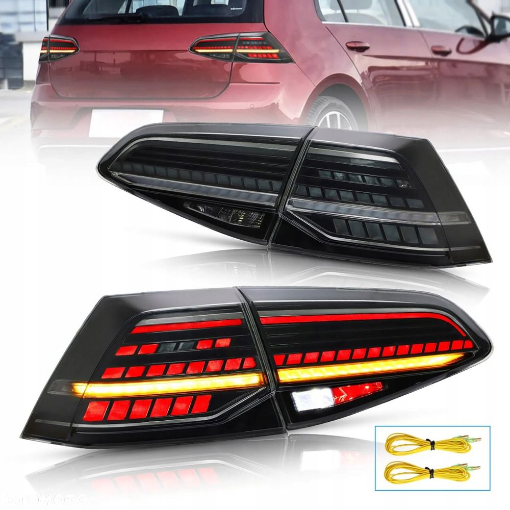 Lampy tylne kpl Vland Full LED Tuning 7.5 Gti look VW Golf VII 7 5g 12-20 - 1