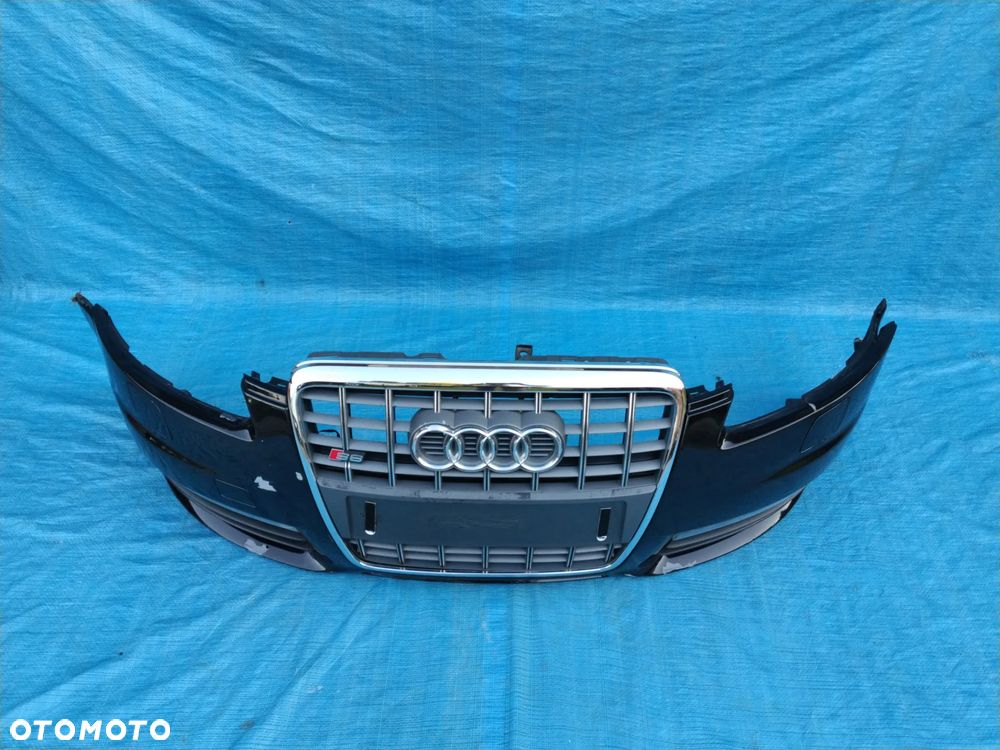 61F Zderzak przód przedni kompletny audi A6 S6  C6 SPRYSKI  wysyłka - 23