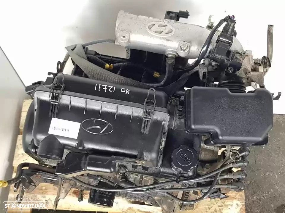 MOTOR COMPLETO HYUNDAI ATOS 1950 -G4HC - 2