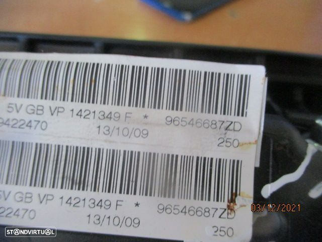 Airbag Banco 96546687ZD PEUGEOT 207 SW 2010 FE PEUGEOT 207 2011 1.4HDI   5 PRETO FE PEUGEOT 207 A7 2006 1.6HDI 90CV 5P CINZA ESQ - 3