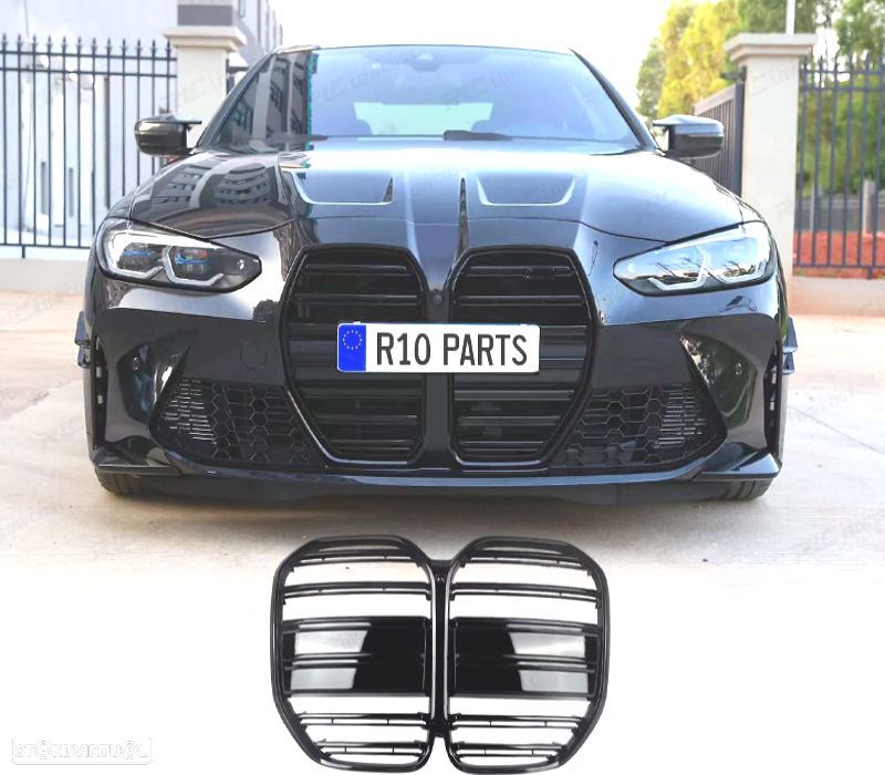 GRELHAS FRONTAIS BMW G22 G23 20-24 LOOK M4 PRETO - 1