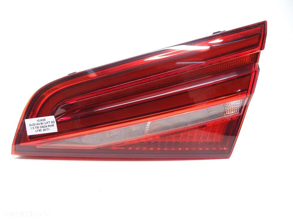 LAMPA PRAWA PRAWY TYŁ TYLNA W KLAPE LED 8V4945094C AUDI A3 8V LIFT 5D SB - 1