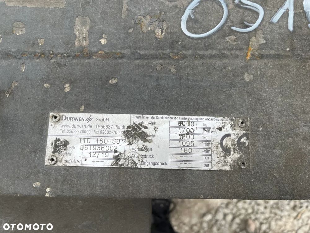 Trzpień Durwen TTD 160-SO 4M ID OS1589 - 3