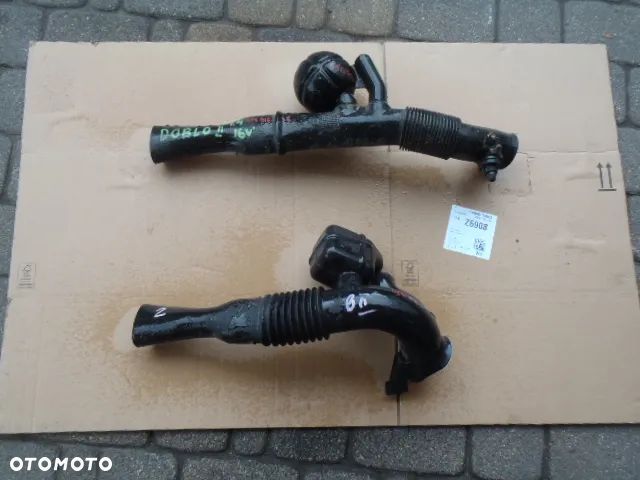 rura odma wlit powietrza obudowa osłona nakładka  rura rezonator wlot filtra powietrza pokrywa przednia doblo II bravo II mito musa idea stilo 1.4 16v t jet - 11