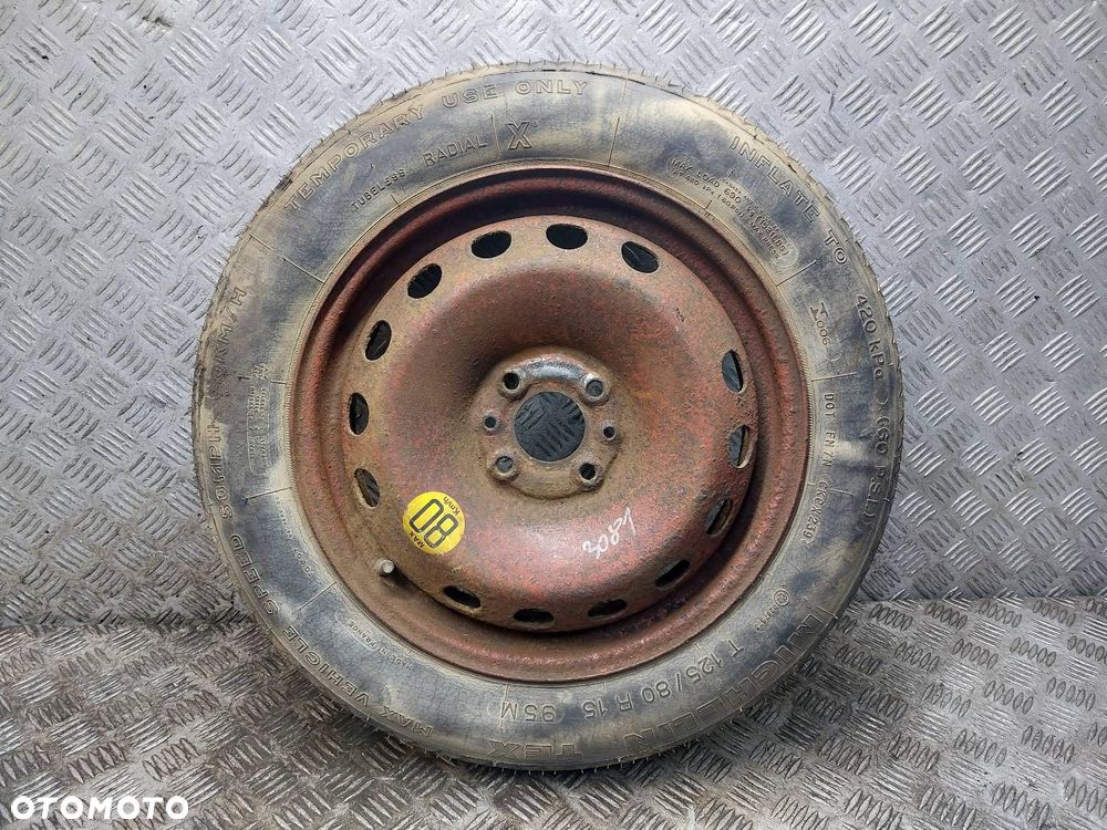 DOJAZDÓWKA 4X98 4Jx15 125/80R15 FIAT MULTIPLA - 1