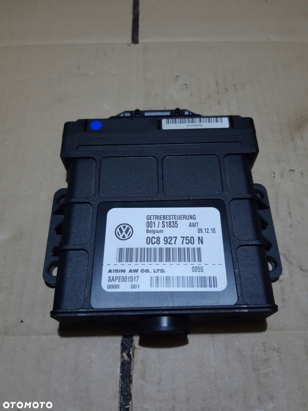 AUDI Q7 4L 3.0 TFSI MODUŁ KOMPUTER STEROWNIK SKRZYNI BIEGÓW 0C8927750N - 1