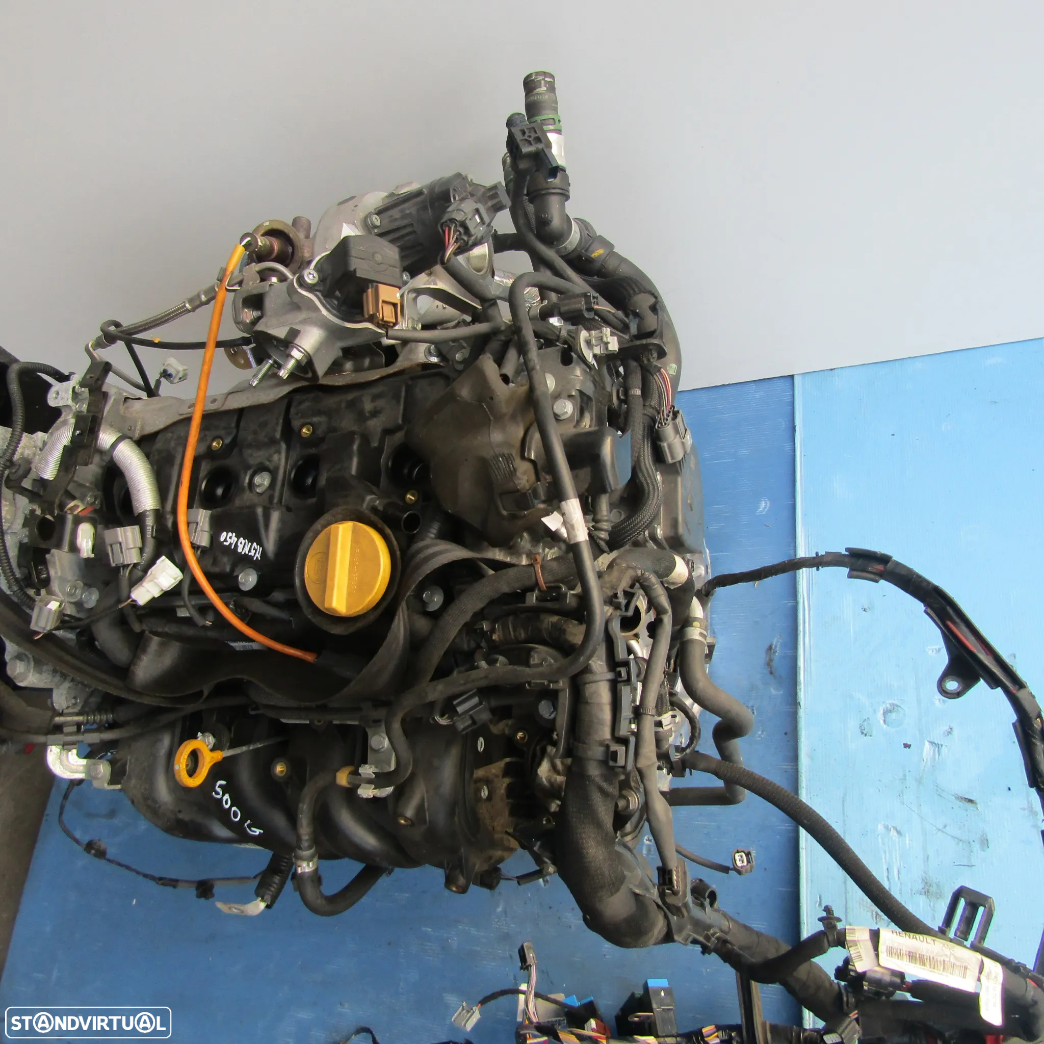 Motor Renault 1.6 Tce com referencia M5MB450 - 3
