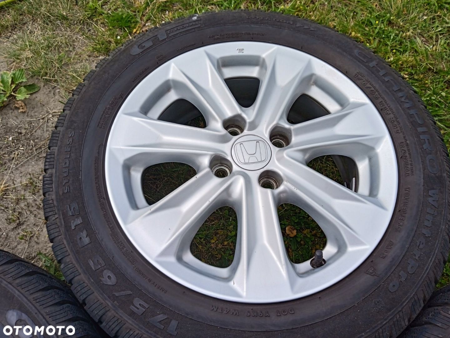 Felgi aluminiowe 4x100 Honda Insight JAzz Opony zimowe 8 mm. - 6