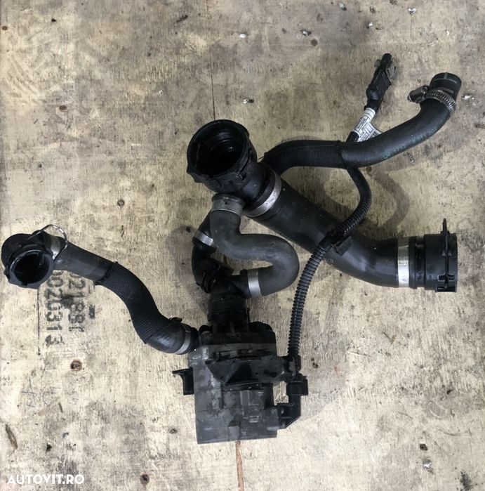 Pompa electrica suplimentară / auxiliară antigel water cooler de apă antigel bmw x5 F15 x6 F16 M50D 650 - 2
