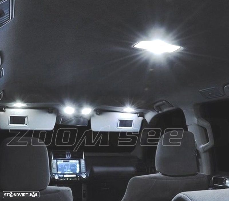 KIT COMPLETO 7 LAMPADAS LED INTERIOR PARA FIAT PALIO 178 02-11 - 2