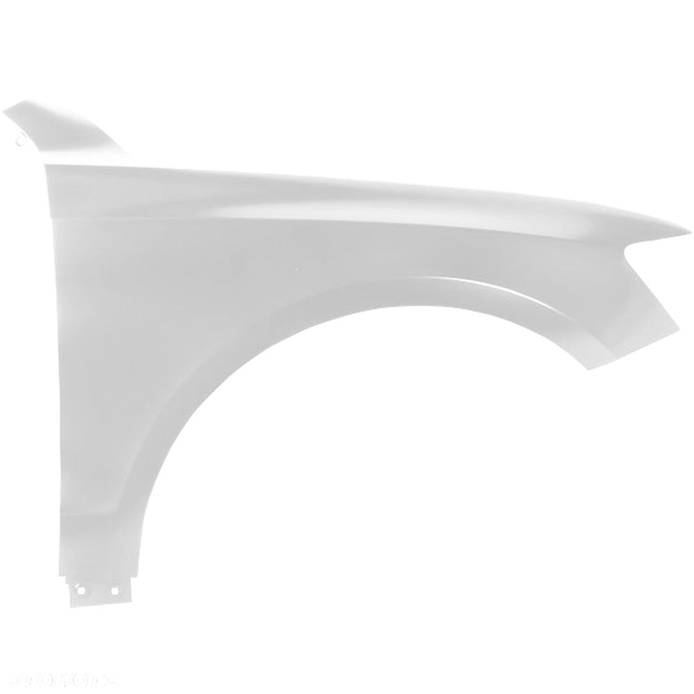 BLU Błotnik AUDI Q5 8R LX7W prawy srebrny 08-16 przód EisSilber - 2