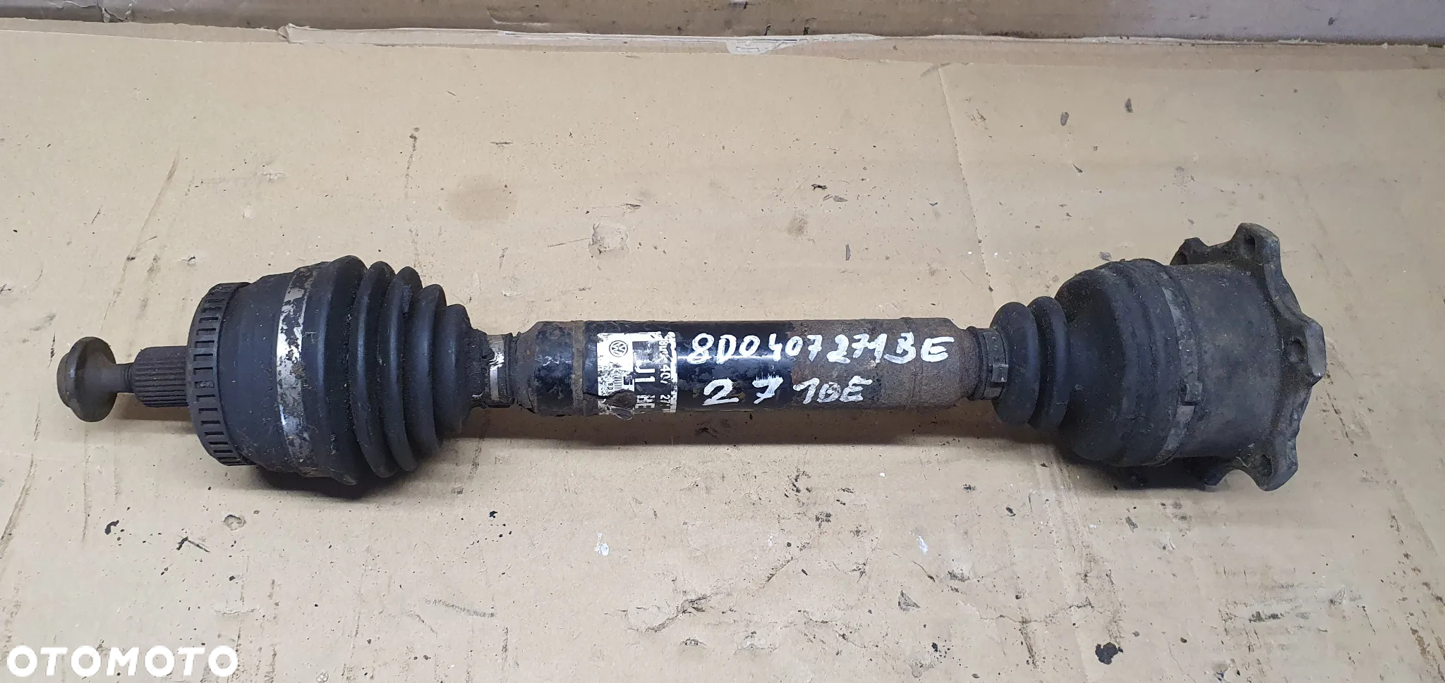 Półoś lewa krótka półośka Audi A4 B5 Automat 8D0407271BE - 4