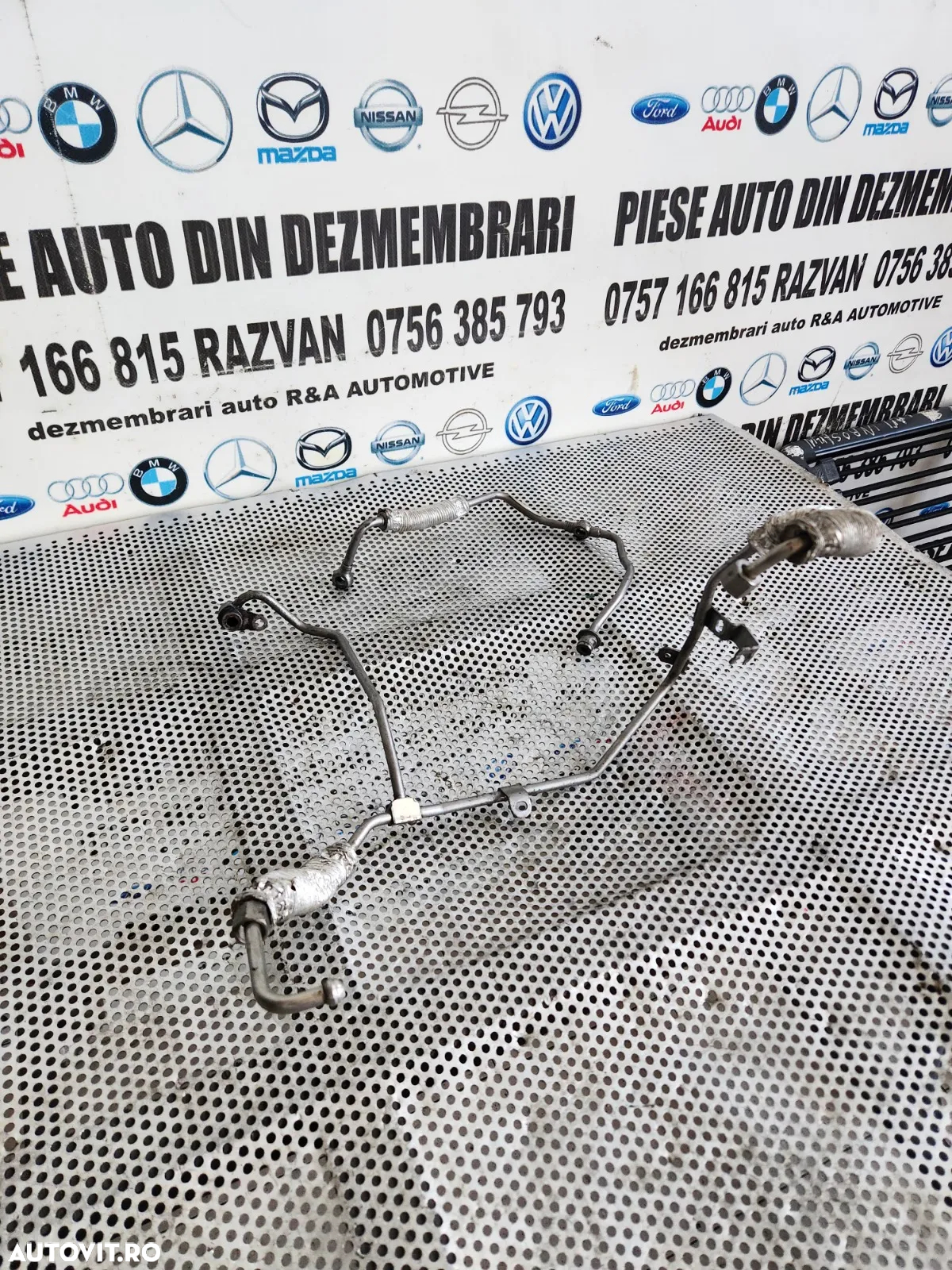 Conducte Conducta Ungere Ulei Turbo Bi-Turbo Audi A6 4G C7 A7 A8 D4 Q5 Q7 Touareg Cayenne 3.0 Tdi 3 - 4