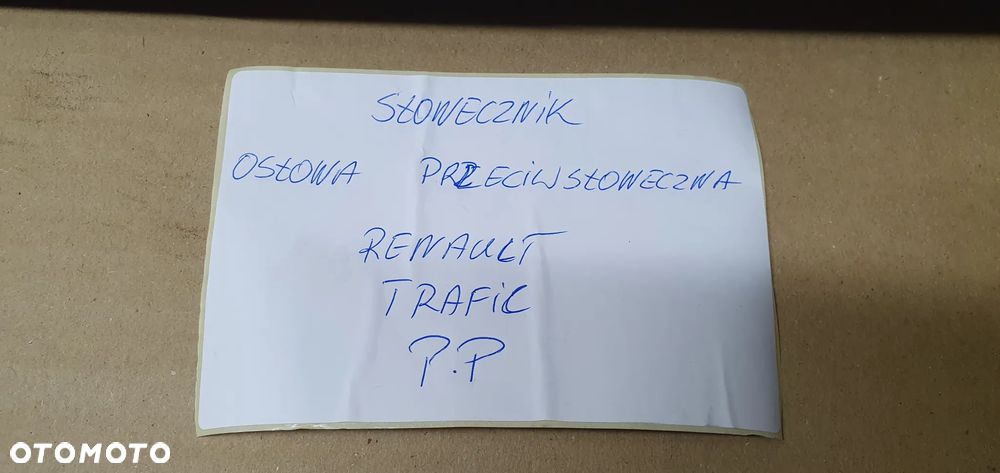 Słonecznik osłona przeciwsłoneczna prawa Opel Vivaro B Trafic III - 5