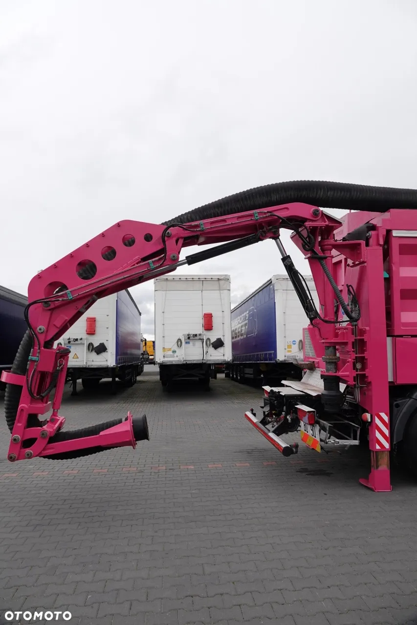 MAN TGS 35.480 / 8X4 / ASENIZACYJNY / ŁADOWARKA PRÓŻNIOWA / WUKO / MTS SAUGBAGGER /   STEROWANIE RADIOWE / - 12