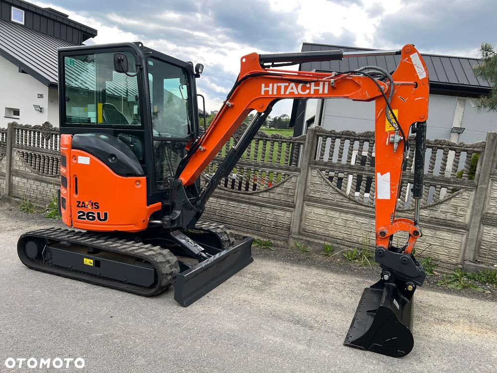 Hitachi ZAXIS 26U | Minikoparka | HITACHI ZX26 U | 3 Tony | Zerowy Obrys | Szybkozłącze Hydrauliczne | Stan IDEALNY | Mini Koparka | - 2