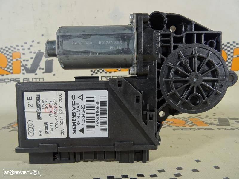 Motor Do Elevador De Vidro Traseiro Esquerdo Audi A4 (8Ec, B7)  8E0959 - 2