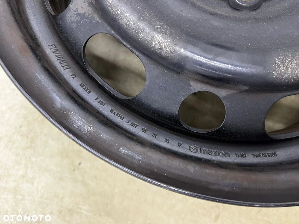 Felgi stalowe Mazda 3 III BM BN CX-3 13-18r. 6,5jx16 ET50 5x114.3 felgi r16 cali Komplet Oryginalne - 15